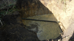 ГНБ прокол для водопровода, животноводческая ферма в районе Мордовии, бурение пилотной скважины