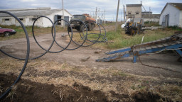 ГНБ прокол для водопровода, животноводческая ферма в районе Мордовии, бурение пилотной скважины